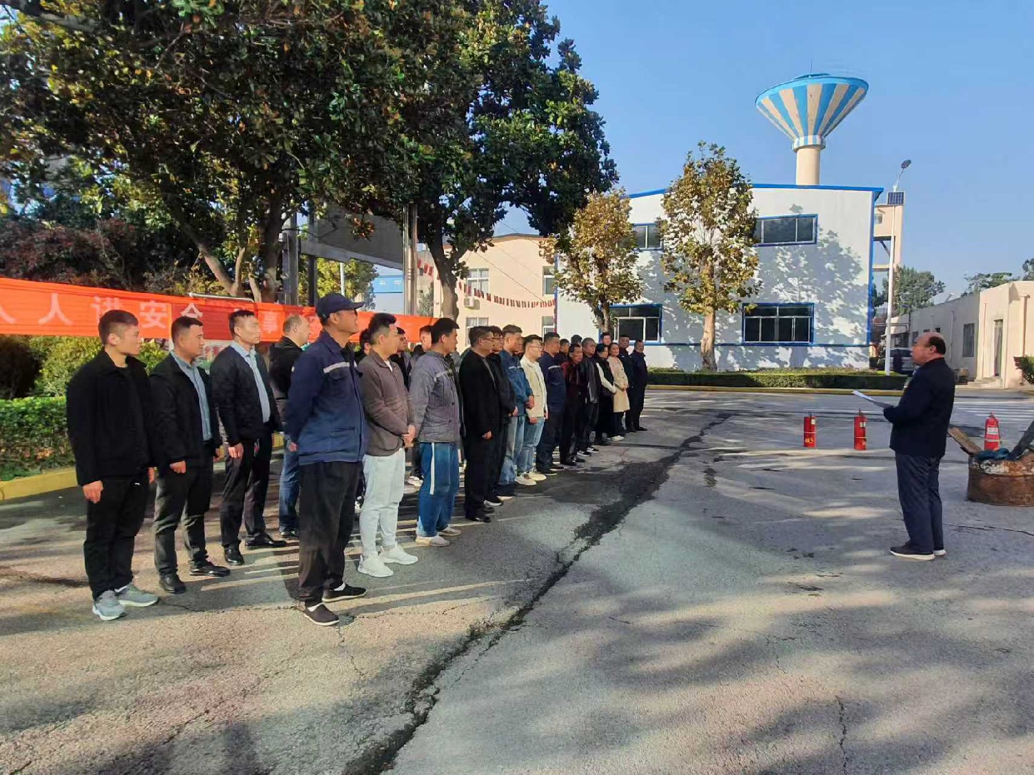 金達煤礦開展消防宣傳月活動